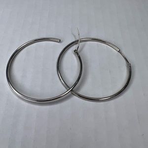 COPY - Ralph Lauren sterling silver hoops 2”